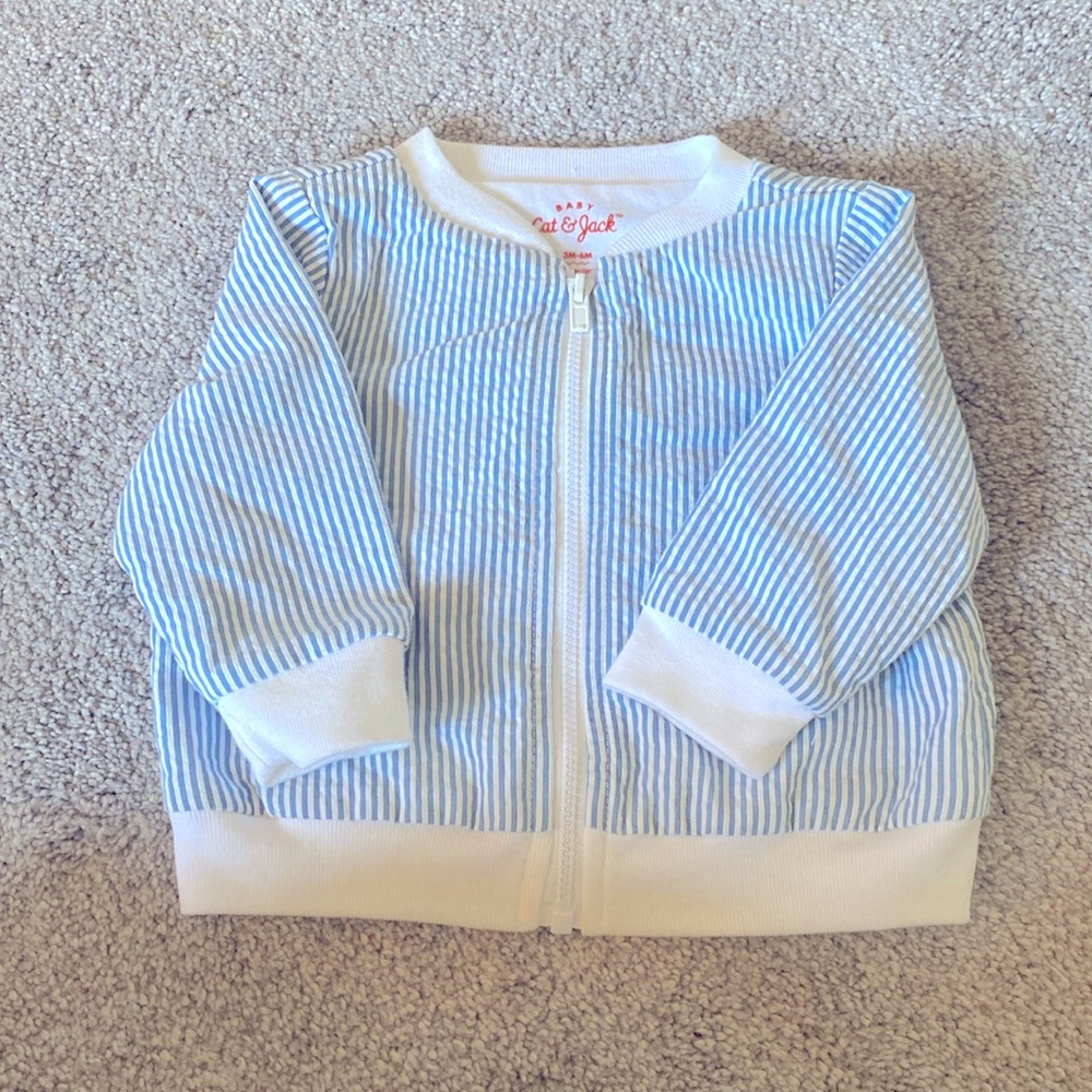 Searsucker Baby Bomber Jacket